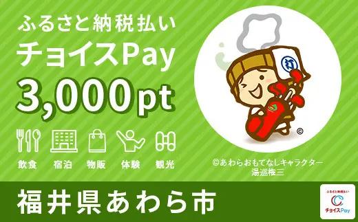 福井県あわら市 1500pt