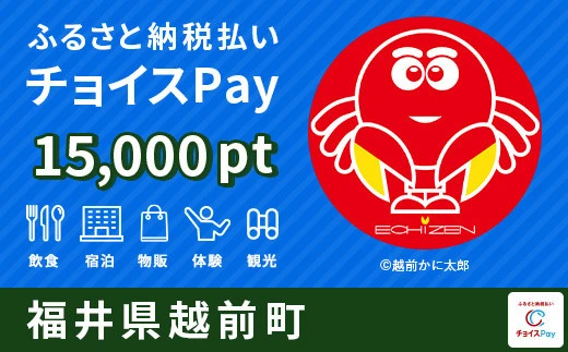 越前町 15000pt