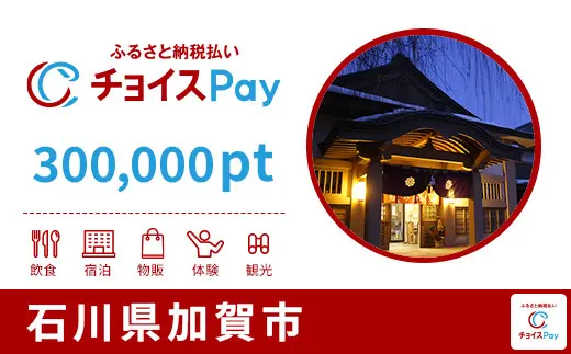 石川県加賀市 300,000pt