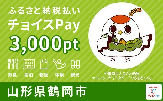 山形県 鶴岡市 3000pt