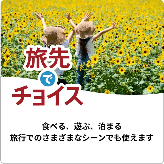 旅先でチョイス