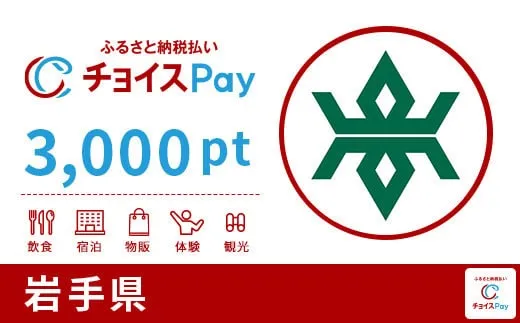 岩手県 3000pt